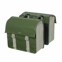 BASIL Urban Load 48-53L Pannier Set Khaki Green/Sand