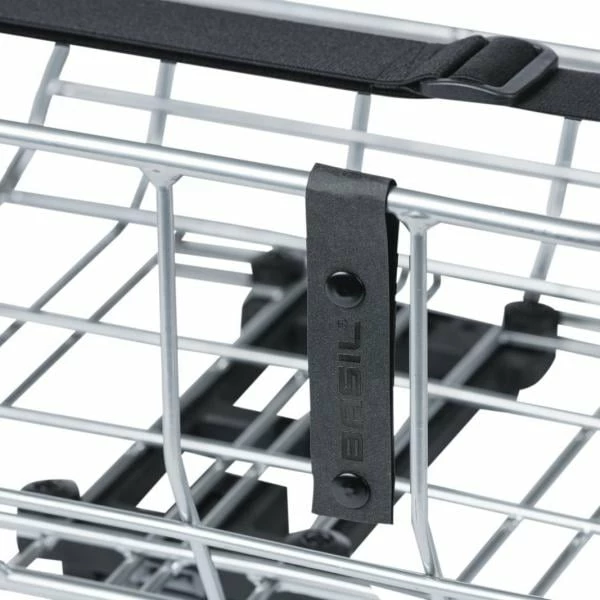 BASIL PORTLAND 25L Front Rack Chrome – Bild 4